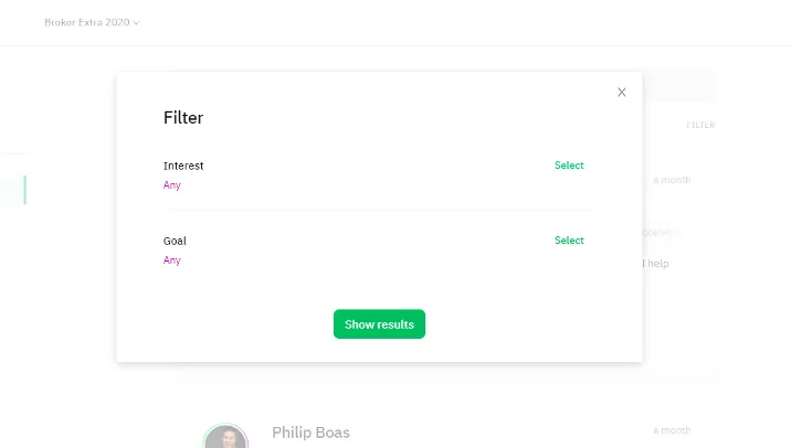 Brella Delegate Filter users