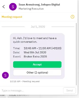 Brella Delegate accept meeting