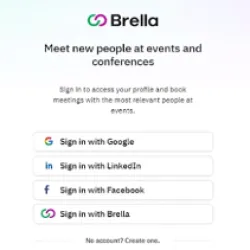 Brella Delegates Sign in 